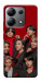 Чехол BTS in red для Xiaomi Redmi Note 13 4G