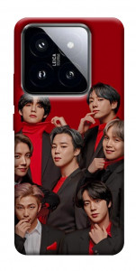 Чехол BTS in red для Xiaomi 14 Pro