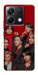 Чехол BTS in red для Xiaomi Poco X6