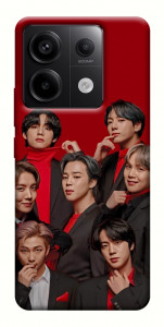 Чохол BTS in red для Xiaomi Redmi Note 13 Pro 4G