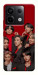 Чохол BTS in red для Xiaomi Redmi Note 13 Pro 4G