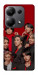 Чохол BTS in red для Xiaomi Redmi Note 13 Pro 5G