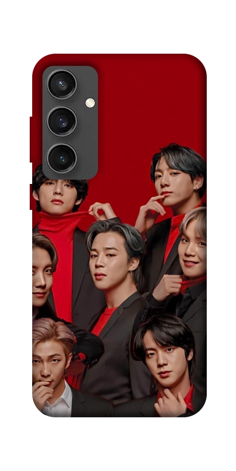 Чохол BTS in red для Galaxy S24 FE