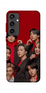 Чохол BTS in red для Galaxy S24 FE