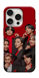 Чохол BTS in red для iPhone 16 Pro