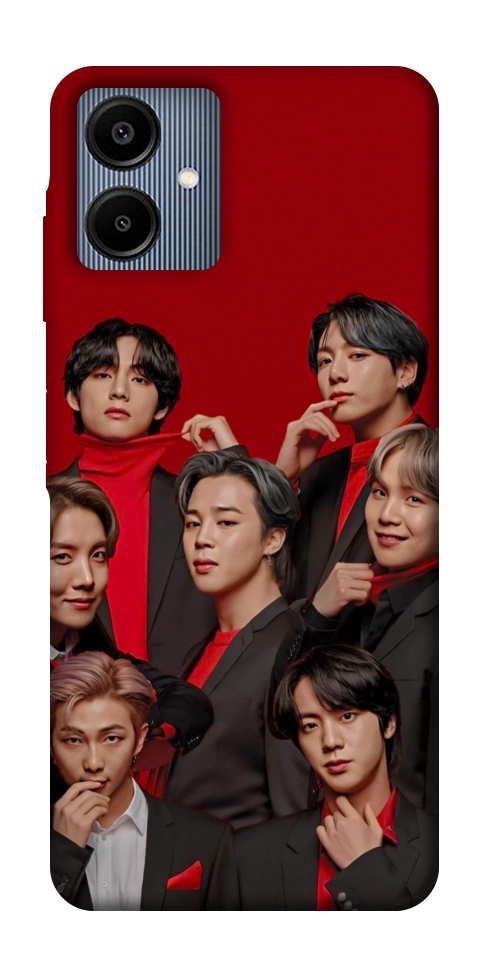Чохол BTS in red для Galaxy A06