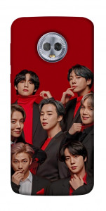 Чехол BTS in red для Motorola Moto G6 Plus
