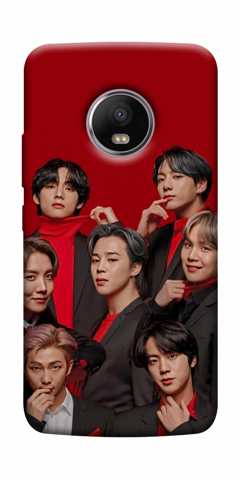 Чехол BTS in red для Motorola Moto G5S