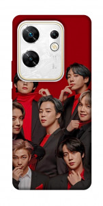 Чехол BTS in red для Infinix Zero 30 4G