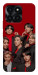 Чехол BTS in red для Huawei Honor X6a