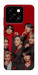 Чехол BTS in red для ZTE Blade A55 4G