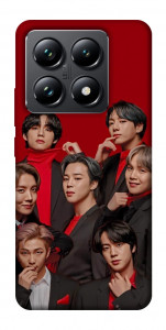 Чохол BTS in red для Xiaomi 14T Pro