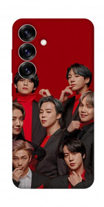 Чехол BTS in red для Galaxy S25