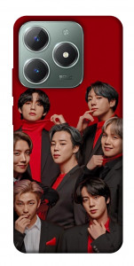 Чехол BTS in red для Realme C61