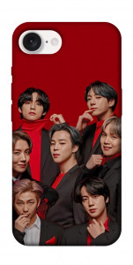 Чохол BTS in red для iPhone 16e