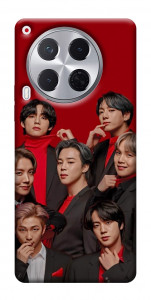 Чохол BTS in red для TECNO Camon 30 (CL6)