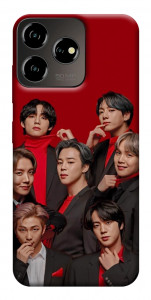 Чехол BTS in red для ZTE Blade V50 Design 4G