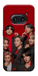 Чехол BTS in red для Nothing Phone (2a)