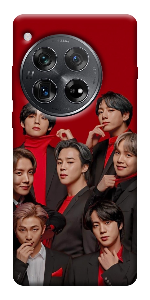 Чехол BTS in red для OnePlus 12