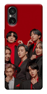 Чехол BTS in red для Sony Xperia 5 V
