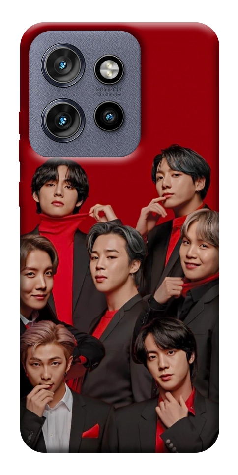 Чехол BTS in red для Motorola Edge 50 Neo