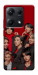 Чехол BTS in red для Xiaomi Redmi Note 14S