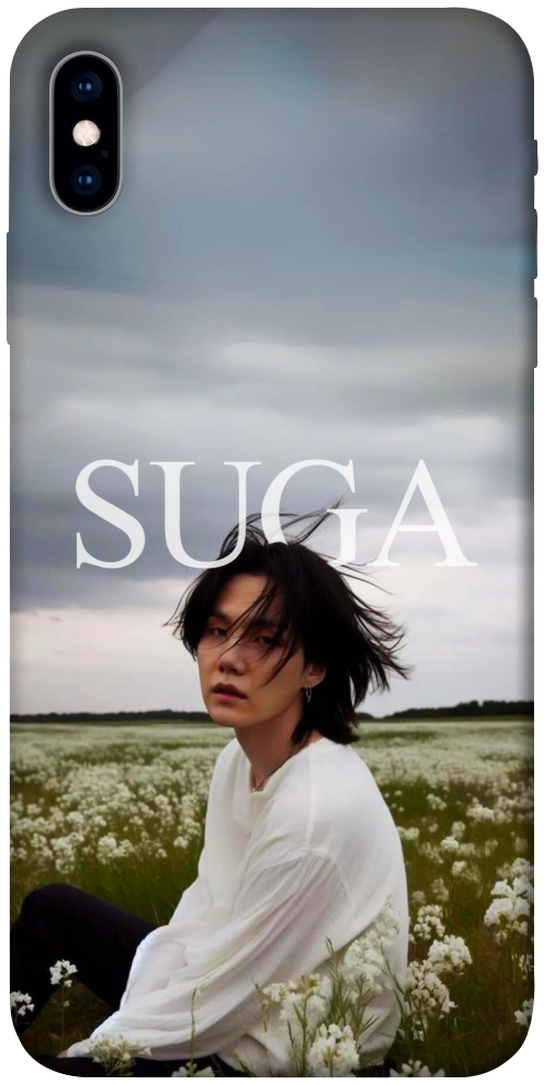 Чехол BTS Suga для iPhone X