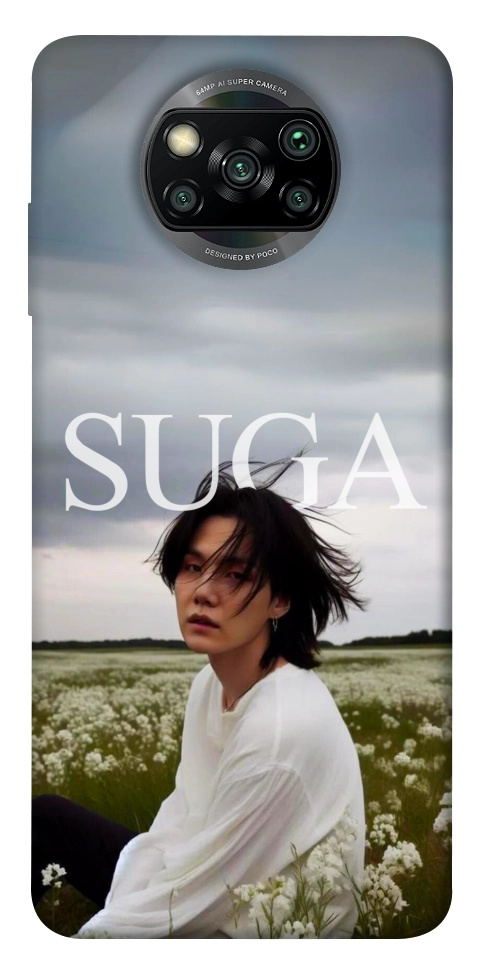 Чехол BTS Suga для Xiaomi Poco X3 NFC