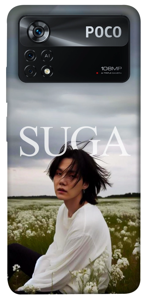Чехол BTS Suga для Xiaomi Poco X4 Pro