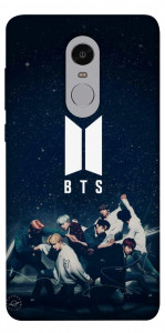 Чехол BTS logo для Xiaomi Redmi Note 4X