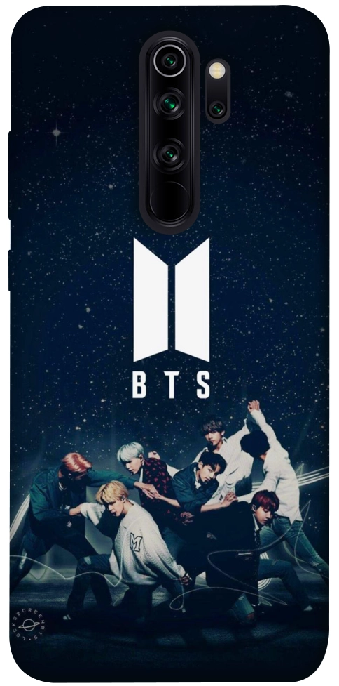 Чехол BTS logo для Xiaomi Redmi Note 8 Pro