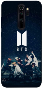 Чехол BTS logo для Xiaomi Redmi Note 8 Pro