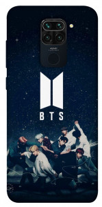 Чохол BTS logo для Xiaomi Redmi Note 9