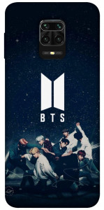 Чехол BTS logo для Xiaomi Redmi Note 9 Pro Max