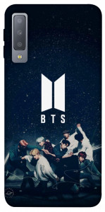 Чехол BTS logo для Galaxy A7 (2018)