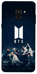Чехол BTS logo для Galaxy A8 (2018)