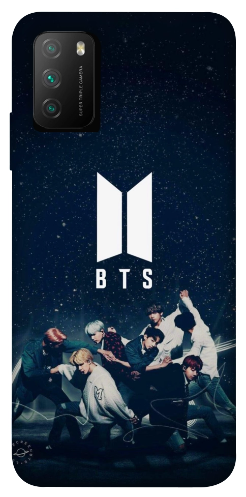Чехол BTS logo для Xiaomi Poco M3