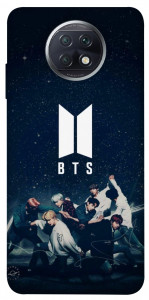 Чохол BTS logo для Xiaomi Redmi Note 9T