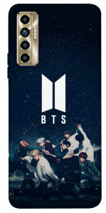 Чехол BTS logo для TECNO Camon 17P
