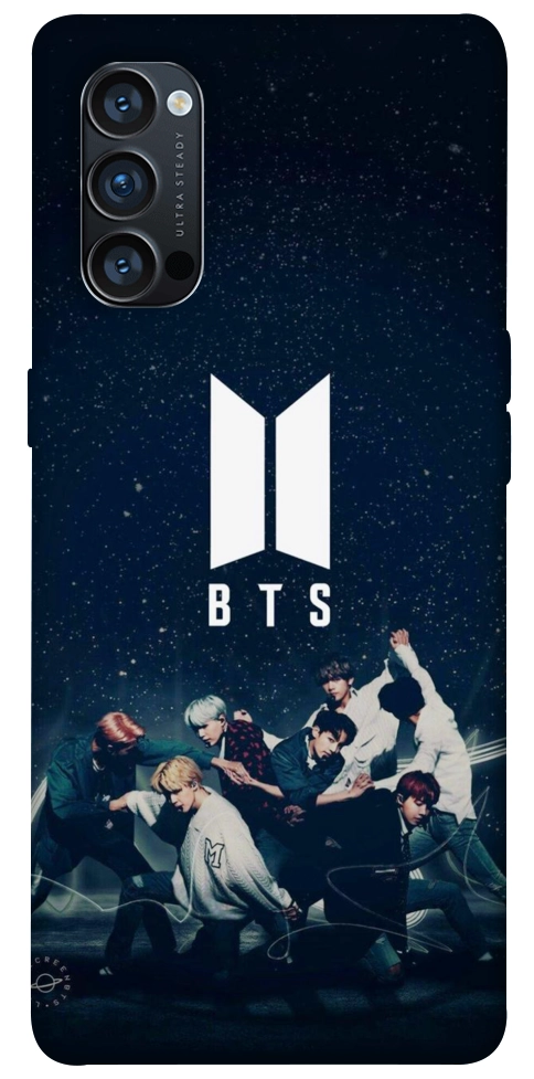 Чехол BTS logo для Oppo Reno 4 Pro 5G