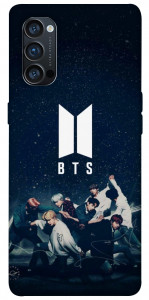 Чехол BTS logo для Oppo Reno 4 Pro 5G