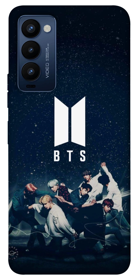 Чехол BTS logo для TECNO Camon 18