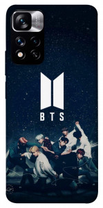 Чехол BTS logo для Xiaomi Redmi Note 11 5G