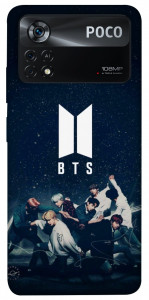 Чехол BTS logo для Xiaomi Poco X4 Pro