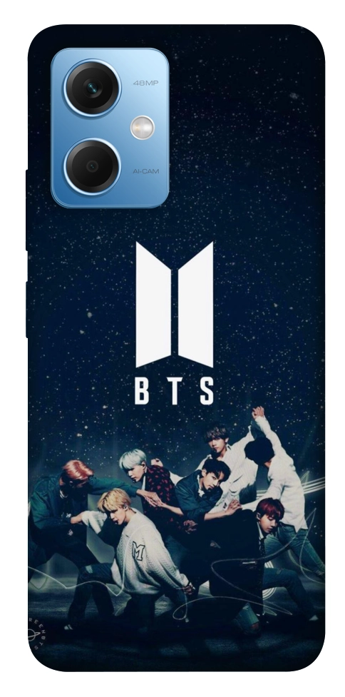 Чехол BTS logo для Xiaomi Redmi Note 12 5G