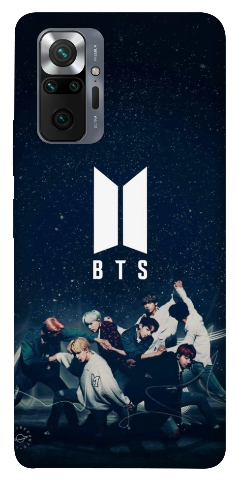Чехол BTS logo для Xiaomi Redmi Note 10 Pro Max