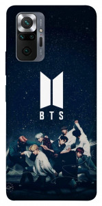 Чехол BTS logo для Xiaomi Redmi Note 10 Pro Max