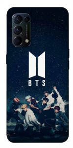 Чехол BTS logo для Oppo Reno 5 4G