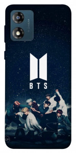Чехол BTS logo для Motorola Moto E13