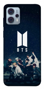 Чехол BTS logo для Motorola Moto G23